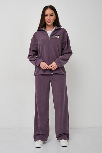 Костюм жен. Тренд флис т.лиловый