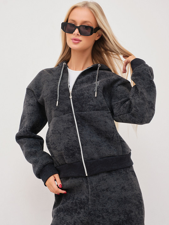 Костюм женский Дюна начёс черный