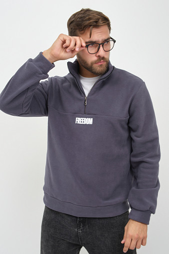 Толстовка муж. Драйв флис асфальт