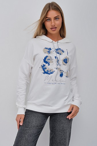 Толстовка женская Элен-2 экрю