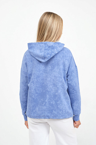 Толстовка женская Винтаж василек