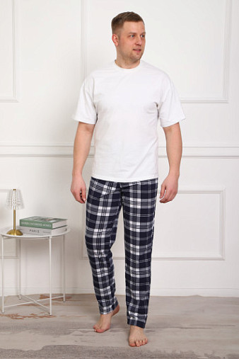 Брюки мужские без манжета серые