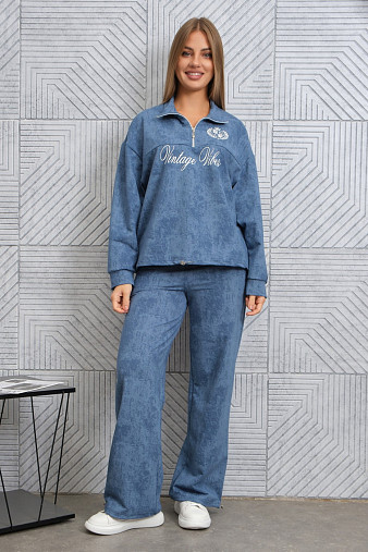 Костюм женский Верона варенка индиго