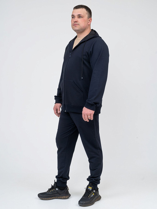 Костюм мужской Степ синий футер 2-х нитка