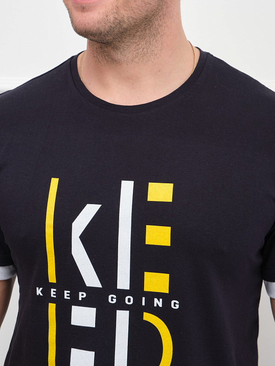 Футболка мужская Фантом синий