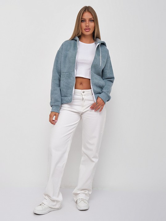 Толстовка женская Дюна начёс фисташка