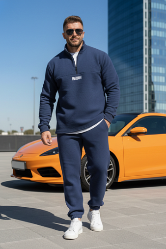 Костюм мужской Бэст флис индиго