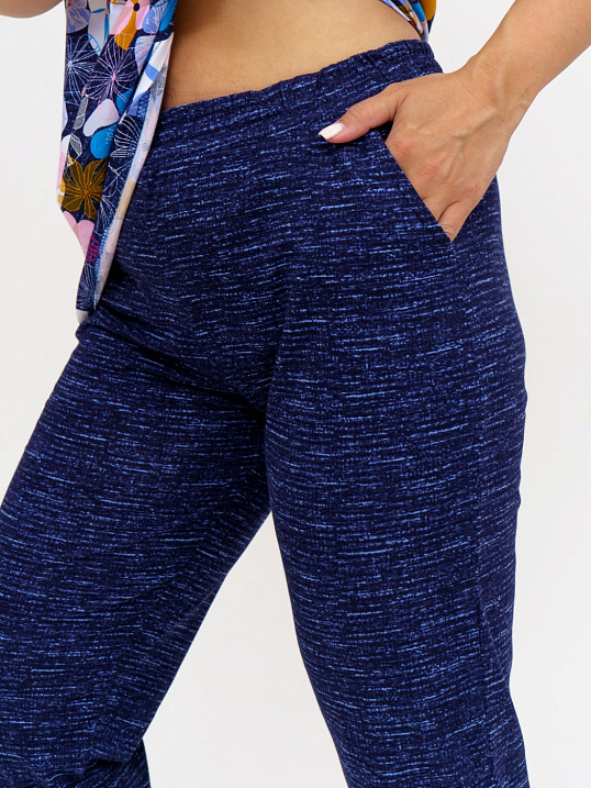 Костюм Поэзия индиго/мультиколор