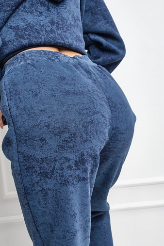 Костюм женский Дюна начёс индиго