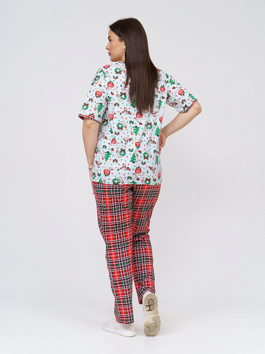 Костюм Кэнди красно/зеленая клетка