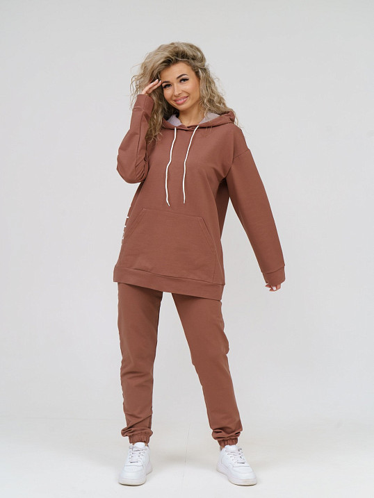 Костюм Челси футер 2-х нитка шоколад