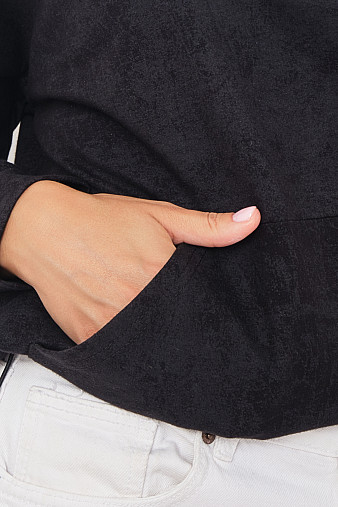 Толстовка женская Винтаж черный