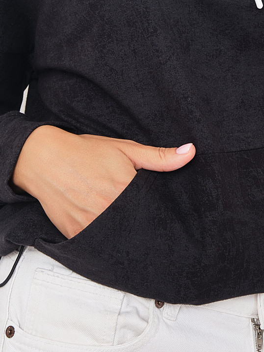 Толстовка женская Винтаж черный