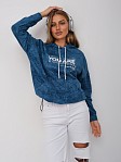 Толстовка женская Винтаж петроль