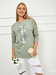 Лонгслив Стиль фисташка