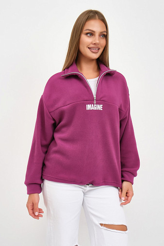 Толстовка жен. Тренд-2 флис лиловый