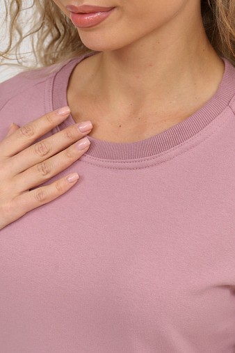 Толстовка женская Дабл сухая роза