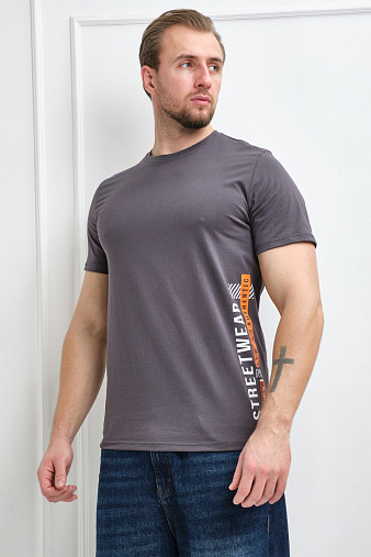 Футболка мужская Норд т.серый