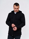 Толстовка мужская Степ без печати черная 2-х нитка