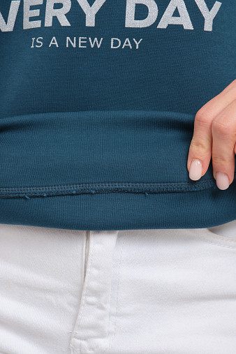 Свитшот женский Лео петроль