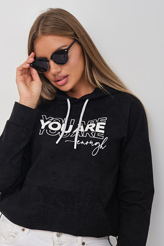 Толстовка женская Винтаж черный