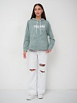 Толстовка женская Винтаж аква
