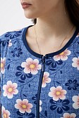 Халат Жемчужина джинс/ромашки