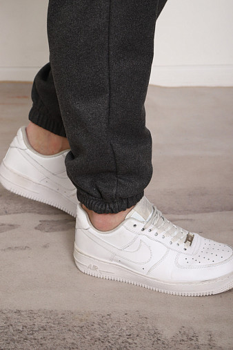 Брюки мужские теплые т.серый