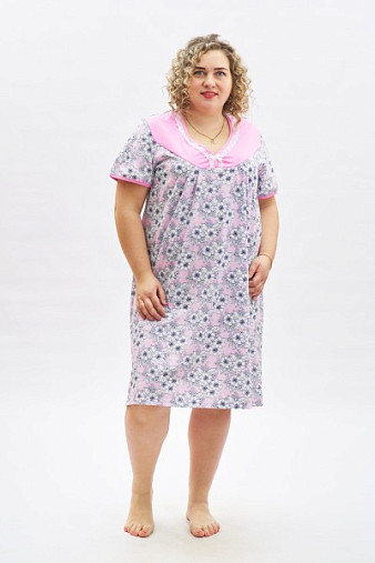 Ночная сорочка Катерина розовая