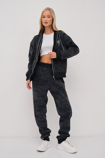 Костюм женский Дюна начёс черный