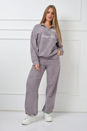 Костюм женский Верона варенка серый