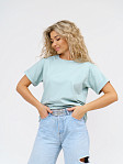 Футболка женская Классика аква
