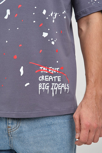 Футболка мужская Дорс серый