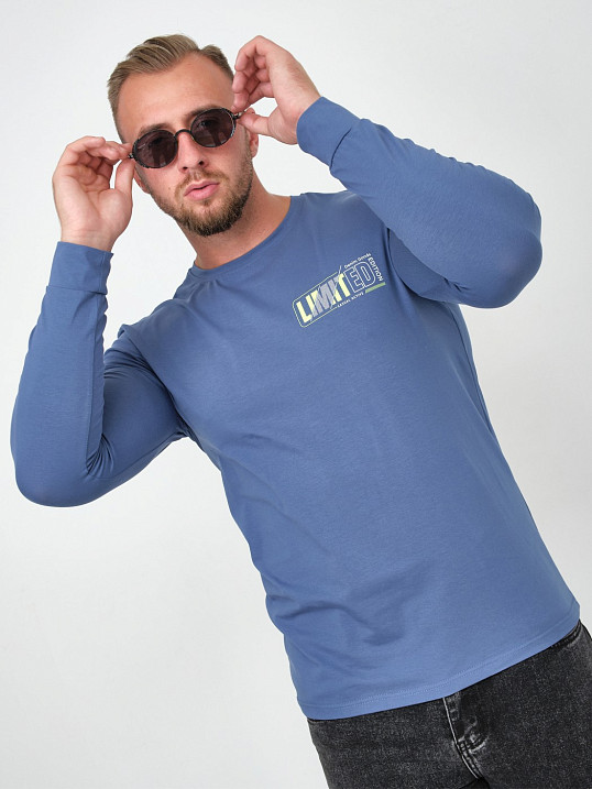 Лонгслив мужской Брюс св.индиго