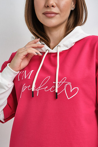 Толстовка женская Венди маджента