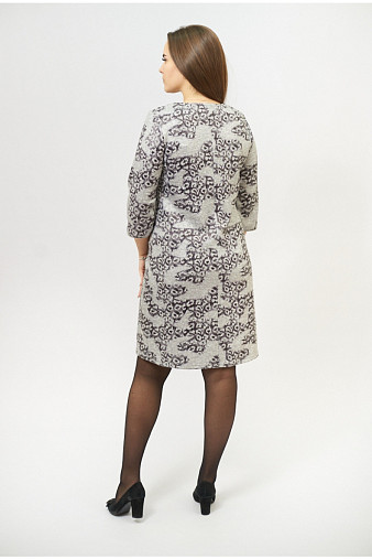 Платье Гармония-2 серое-1