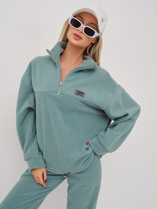 Костюм жен. Тренд флис аква