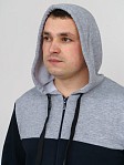 Толстовка мужская Фаворит черный 3-х нитка петля