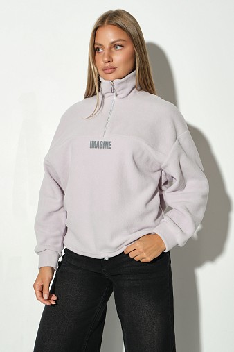 Толстовка жен. Тренд-2 флис дымчатый