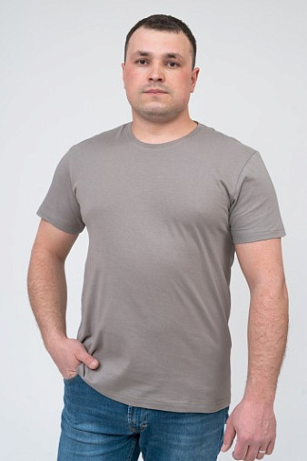 Футболка мужская  арт.М5003 серо-кофейный