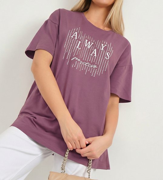 Футболка женская Флай т.лиловый