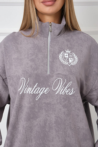 Костюм женский Верона варенка серый