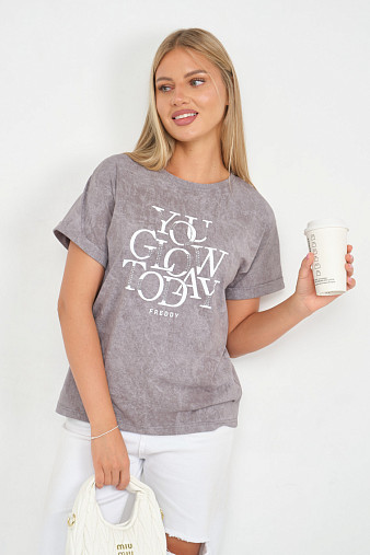 Футболка жен. Лиона варенка серый