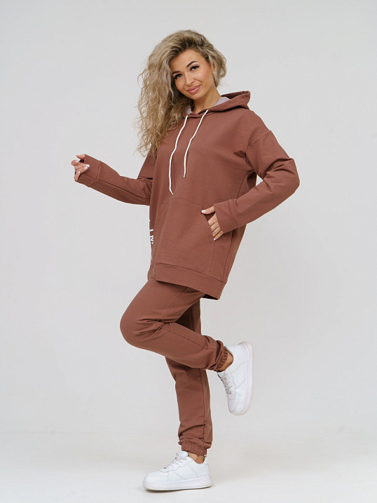 Костюм Челси футер 2-х нитка шоколад