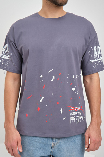 Футболка мужская Дорс серый