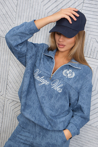 Костюм женский Верона варенка индиго