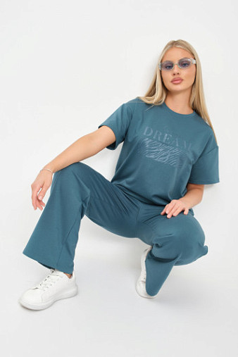 Костюм жен. Визэль 2-х нитка изумруд