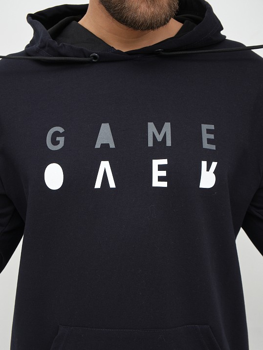 Костюм мужской Тайм 2-х нитка синий