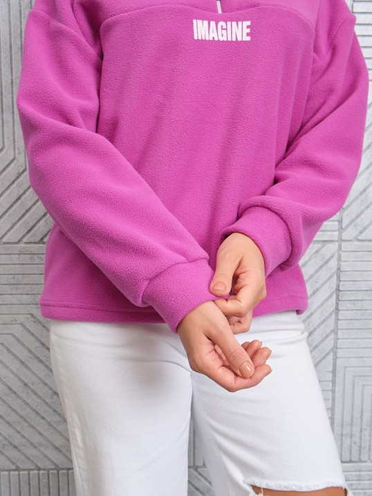 Толстовка жен. Тренд-2 флис фуксия