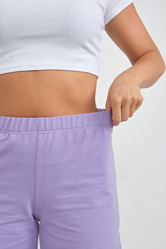 Шорты женские Барбара футер лаванда